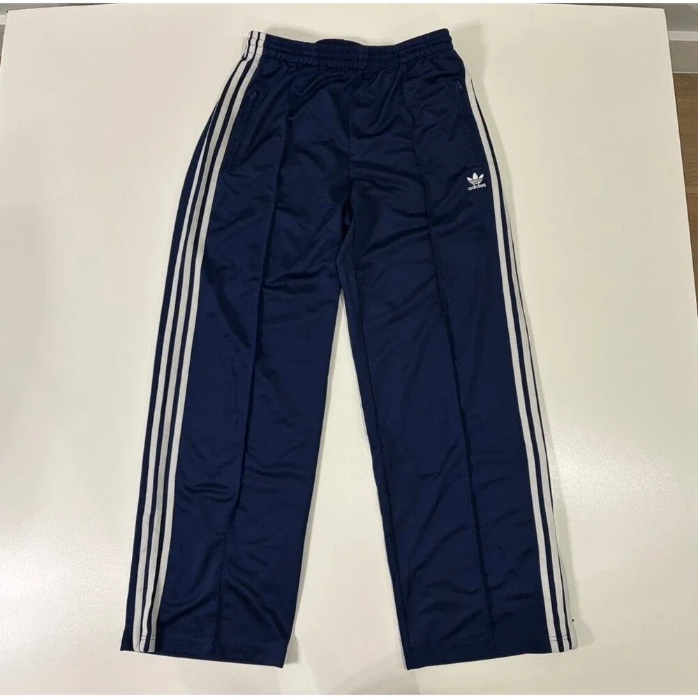 Adidas Originals Trefoil 3-Stripes Track Pants Navy Blue White M